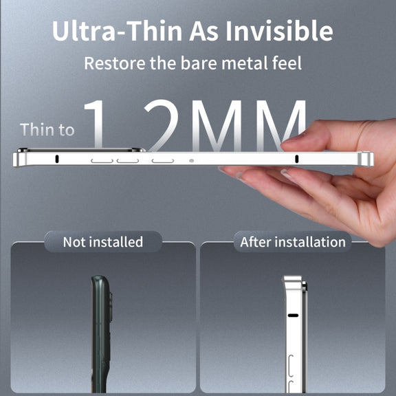 For Motorola Edge 50 Ultra Frosted Metal MagSafe Magnetic Phone Case(Silver)