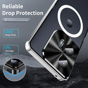 For Motorola Edge 2024 Frosted Metal MagSafe Magnetic Phone Case(Silver)