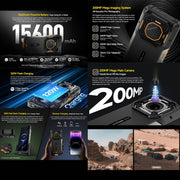 Ulefone Armor 26 Ultra Walkie-Talkie Version Rugged Phone, 12GB+512GB, 6.78 inch Android 13 MediaTek Dimensity 8020 Octa Core, Network: 5G, NFC(Black)