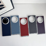 For vivo X Fold3 Pro Kevlar Carbon Fiber Ultra-thin Shockproof Phone Case(Blue)