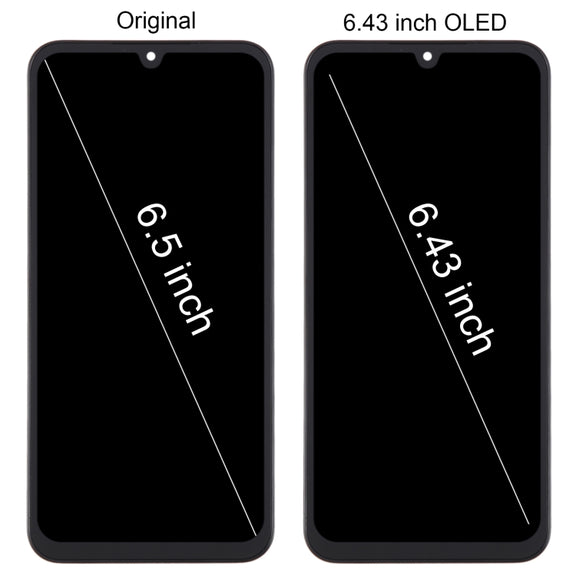 For Samsung Galaxy A15 5G SM-A156B 6.43inch OLED LCD Screen Digitizer Full Assembly with Frame