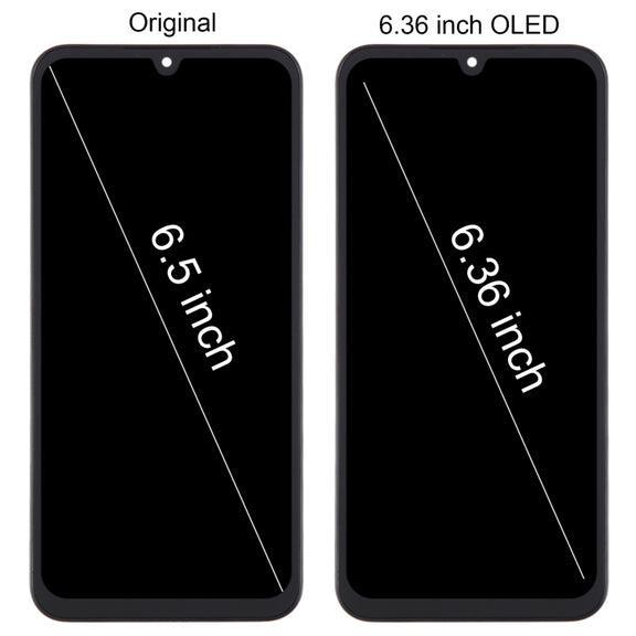 For Samsung Galaxy A15 5G SM-A156B 6.36inch OLED LCD Screen Digitizer Full Assembly with Frame