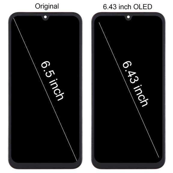 For Samsung Galaxy A15 4G SM-A155F 6.43inch OLED LCD Screen Digitizer Full Assembly with Frame