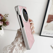For vivo X Fold3 Pro Skin Feel Leather Texture Pearlescent Paint Shockproof Phone Case(Purple)