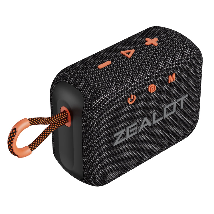Zealot S75 Portable Outdoor IPX6 Water-resistant Bluetooth Speaker(Black)