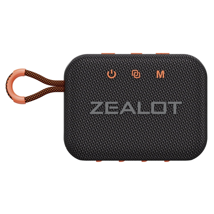 Zealot S75 Portable Outdoor IPX6 Water-resistant Bluetooth Speaker(Black)