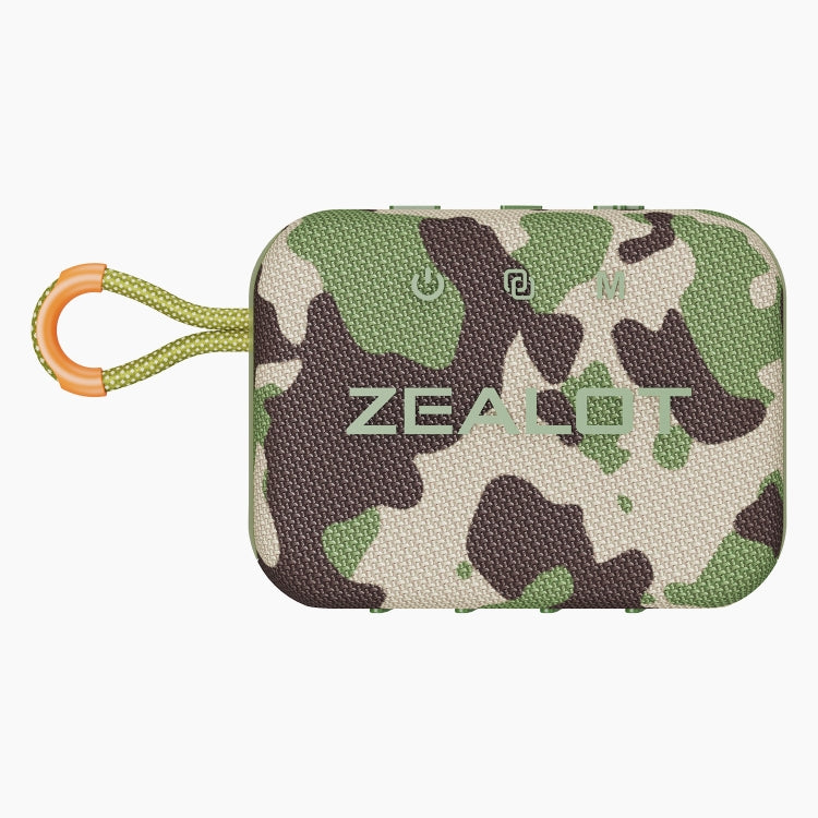 Zealot S75 Portable Outdoor IPX6 Water-resistant Bluetooth Speaker(Camouflage)