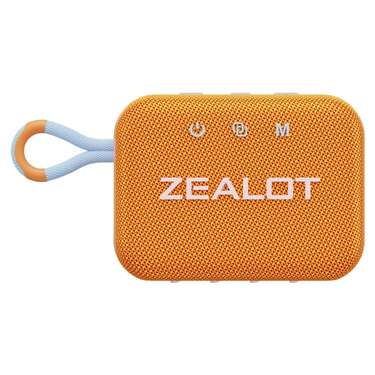 Zealot S75 Portable Outdoor IPX6 Water-resistant Bluetooth Speaker(Orange)