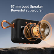Zealot S75 Portable Outdoor IPX6 Water-resistant Bluetooth Speaker(Orange)