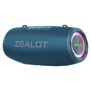 Zealot S87 80W Portable Outdoor Bluetooth Speaker with RGB Light(Blue)