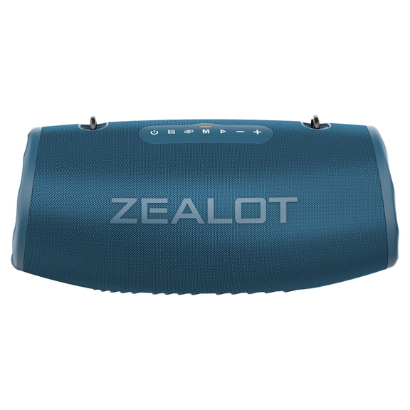 Zealot S87 80W Portable Outdoor Bluetooth Speaker with RGB Light(Blue)