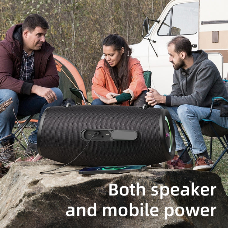 Zealot S87 80W Portable Outdoor Bluetooth Speaker with RGB Light(Blue)
