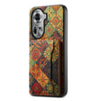 For OPPO Reno11 Global Card Slot Holder Phone Case(Autumn Yellow) - OPPO Cases by PMC TechLife | Online Shopping South Africa | PMC TechLife | Buy Now Pay Later Mobicred
