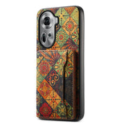 For OPPO Reno11 Global Card Slot Holder Phone Case(Autumn Yellow)