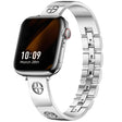 For Apple Watch SE 44mm Cross Bracelet Stainless Steel Watch Band(Silver) - free shipping - PMC TechLife - Order now!