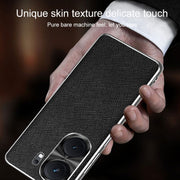 For vivo iQOO Neo9 Silver Edge Cross Texture PU Leather Phone Case(Red)