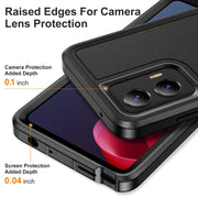 For Motorola Moto G Stylus 5G 2024 Life Water-resistant Rugged PC + Silicone Phone Case(Black)
