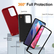 For Motorola Moto G Stylus 5G 2024 Life Water-resistant Rugged PC + Silicone Phone Case(Red + Black)