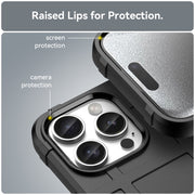 For iPhone 16 Pro Full Coverage Shockproof TPU Phone Case(Black)