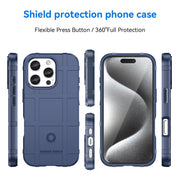 For iPhone 16 Pro Full Coverage Shockproof TPU Phone Case(Blue)