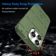For iPhone 16 Pro Full Coverage Shockproof TPU Phone Case(Green)
