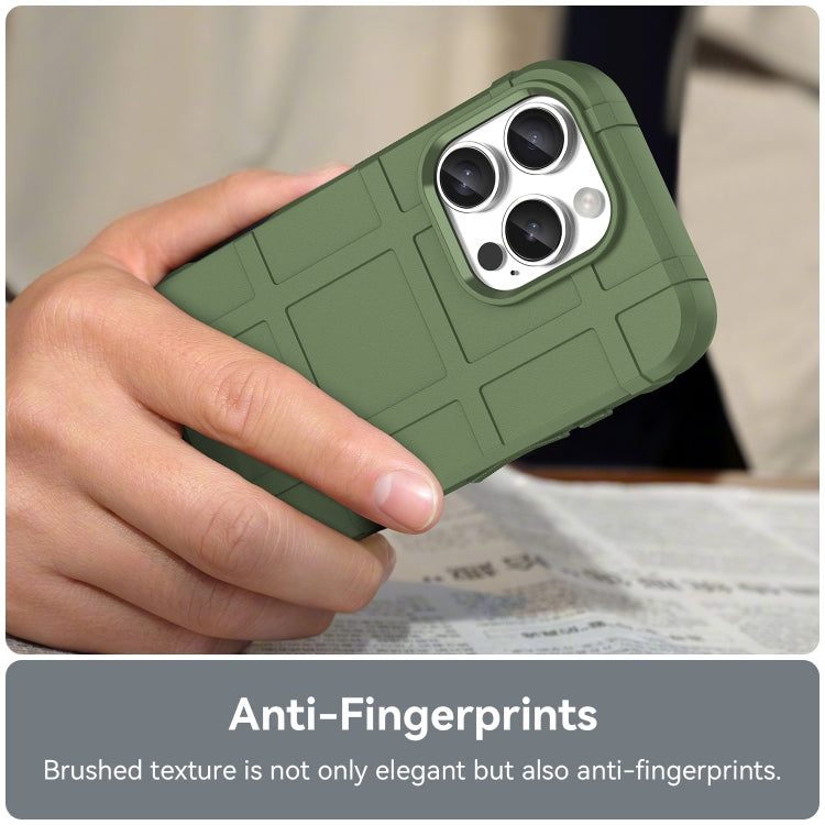 For iPhone 16 Pro Full Coverage Shockproof TPU Phone Case(Green)