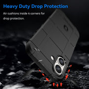 For iPhone 16 Plus Full Coverage Shockproof TPU Phone Case(Black)