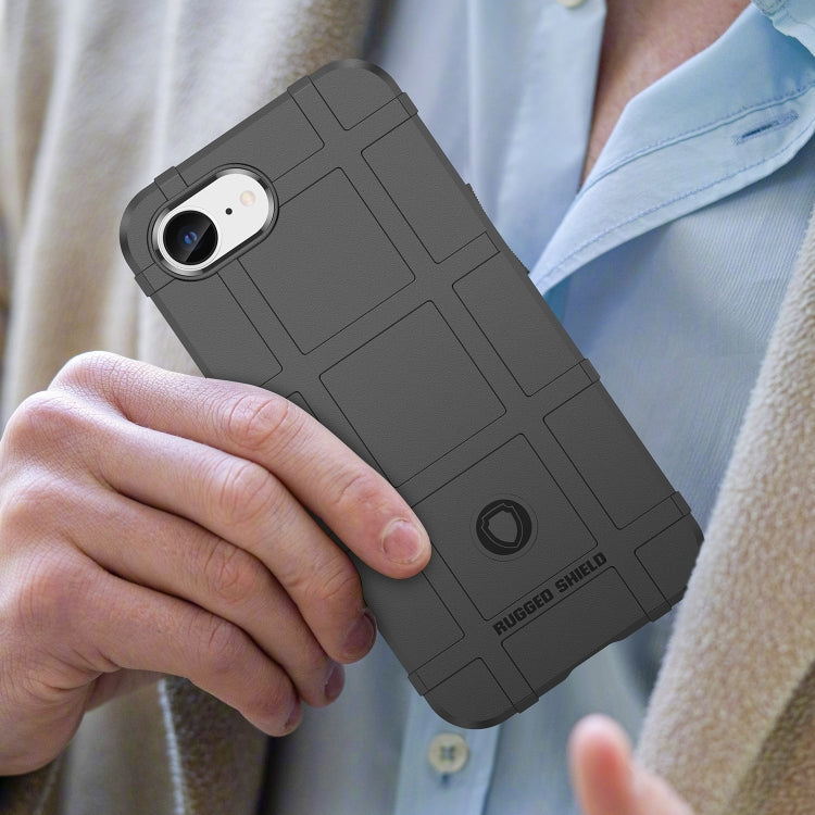 For iPhone 16 Plus Full Coverage Shockproof TPU Phone Case(Black)