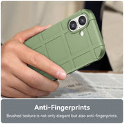 For iPhone 16 Plus Full Coverage Shockproof TPU Phone Case(Green)