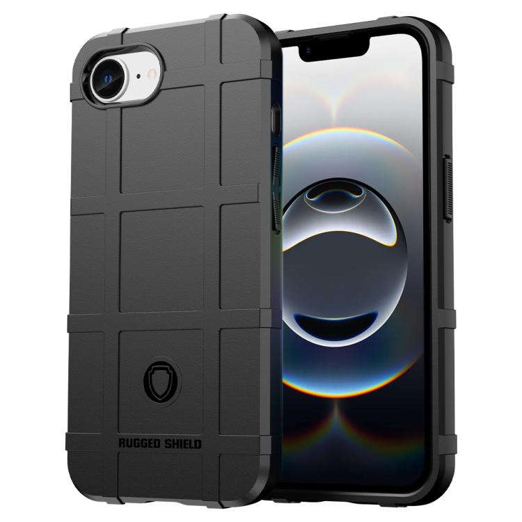 For iPhone SE 2024 Full Coverage Shockproof TPU Phone Case(Black)
