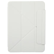 For iPad Pro 13 2024 Y-Shape Double-sided Clip Magnetic Smart Tablet Case(Light Grey)