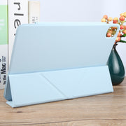 For iPad Pro 13 2024 Y-Shape Double-sided Clip Magnetic Smart Tablet Case(Blue)