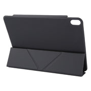 For iPad Air 13 2024 Y-Shape Double-sided Clip Magnetic Smart Tablet Case(Black)