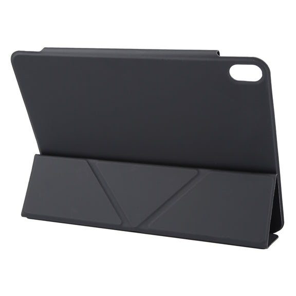 For iPad Air 13 2024 Y-Shape Double-sided Clip Magnetic Smart Tablet Case(Black)