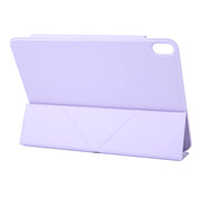 For iPad Air 13 2025 / 2024 Y-Shape Double-sided Clip Magnetic Smart Tablet Case(Purple)