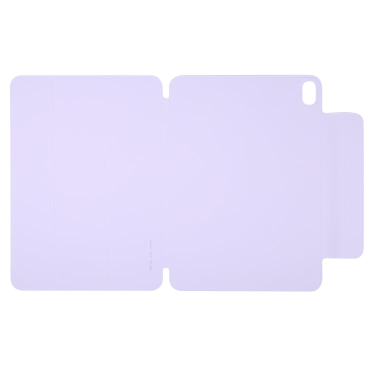 For iPad Air 13 2025 / 2024 Y-Shape Double-sided Clip Magnetic Smart Tablet Case(Purple)