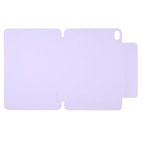 For iPad Air 13 2025 / 2024 Y-Shape Double-sided Clip Magnetic Smart Tablet Case(Purple)