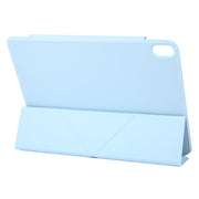 For iPad Air 13 2024 Y-Shape Double-sided Clip Magnetic Smart Tablet Case(Blue)