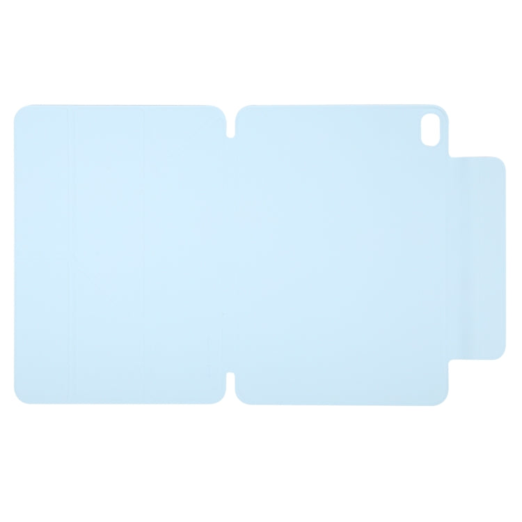 For iPad Air 13 2024 Y-Shape Double-sided Clip Magnetic Smart Tablet Case(Blue)