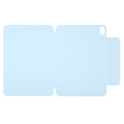 For iPad Air 13 2024 Y-Shape Double-sided Clip Magnetic Smart Tablet Case(Blue)