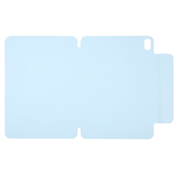 For iPad Air 13 2024 Y-Shape Double-sided Clip Magnetic Smart Tablet Case(Blue)