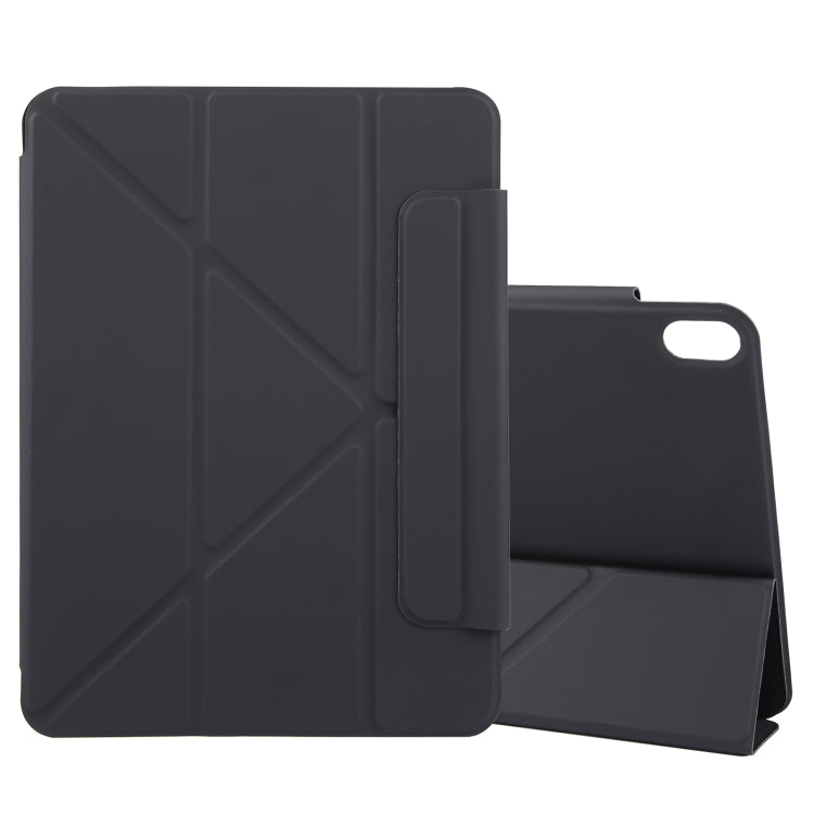 For iPad Air 11 2025 / 2024 Y-Shape Double-sided Clip Magnetic Smart Tablet Case(Black)