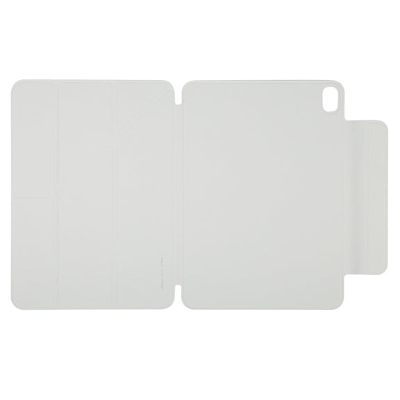 For iPad Air 11 2024 Y-Shape Double-sided Clip Magnetic Smart Tablet Case(Light Grey)