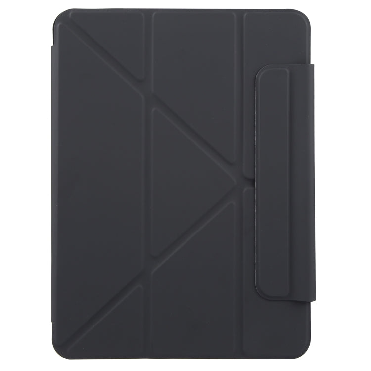 For iPad Pro 11 2024 Y-Shape Double-sided Clip Magnetic Smart Tablet Case(Black)