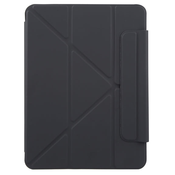 For iPad Pro 11 2024 Y-Shape Double-sided Clip Magnetic Smart Tablet Case(Black)