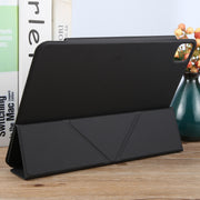 For iPad Pro 11 2024 Y-Shape Double-sided Clip Magnetic Smart Tablet Case(Black)