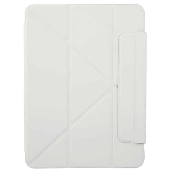 For iPad Pro 11 2024 Y-Shape Double-sided Clip Magnetic Smart Tablet Case(Light Grey)