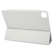 For iPad Pro 11 2024 Y-Shape Double-sided Clip Magnetic Smart Tablet Case(Light Grey)