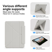 For iPad Air 11 2025 / 2024 Y-Shape Double-sided Clip Magnetic Smart Tablet Case(Blue)