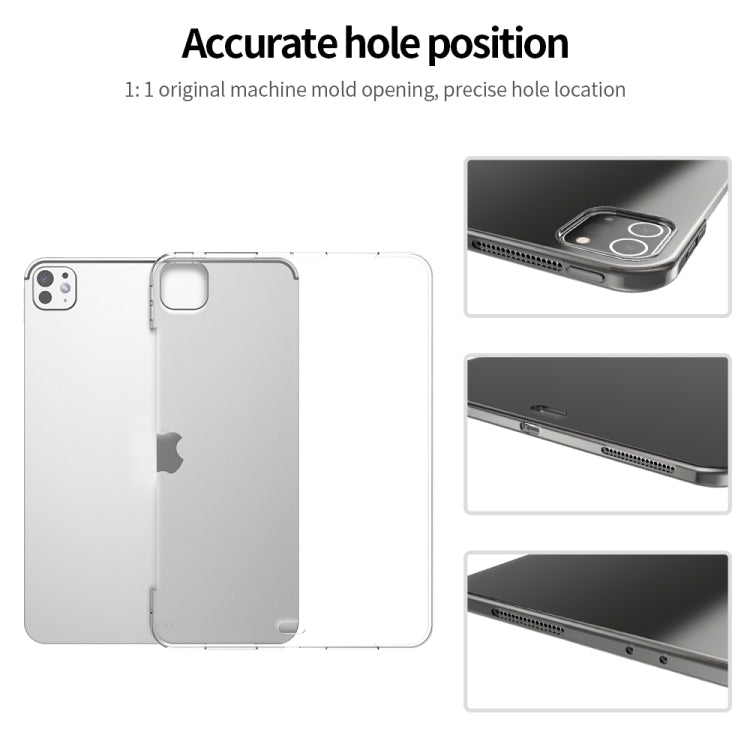 For iPad Air 13 2025 / 2024 Shockproof Soft TPU Protective Tablet Case(Transparent)